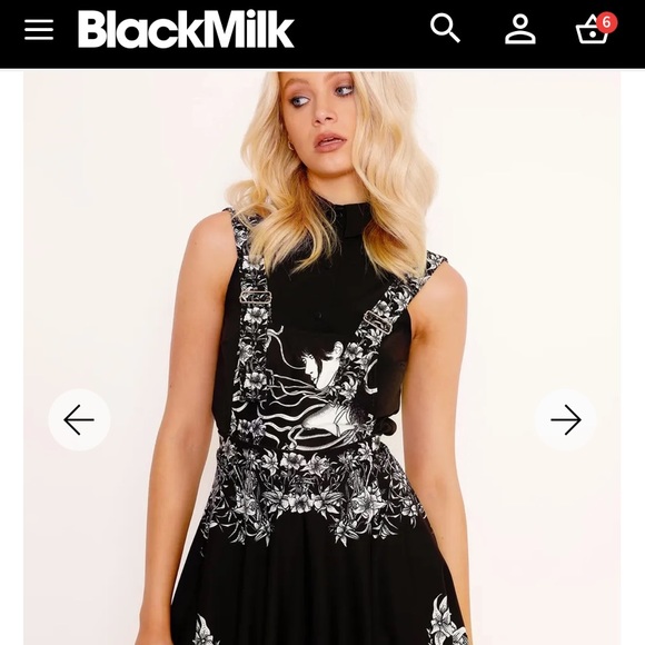 Blackmilk “THE GIRL IN THE GARDEN APRON DRESS” Size Large L NWT - Picture 2 of 16